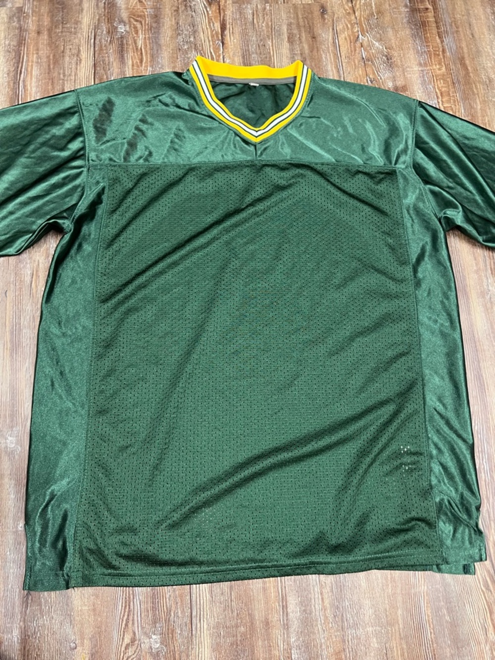 Y2K green and yellow jersey size L